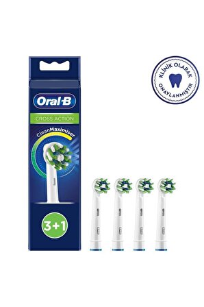 Oral-B Cross Action Yedek Başlık 4 Adet