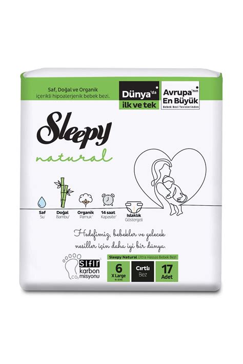 Sleepy Bionatural XL Çocuk Bezi 100 Adet