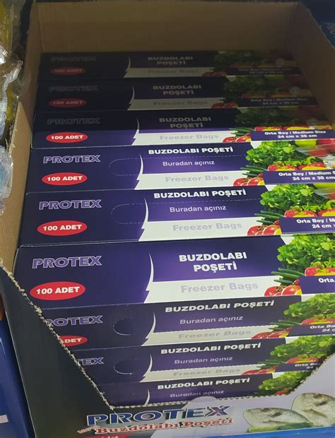Protex Buzdolabı Poşeti 24*38 Cm 100 Adet