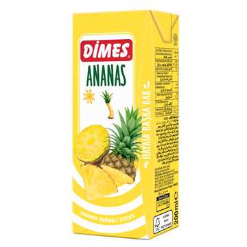 Dimes Ananas Aromalı İçecek 200 Ml
